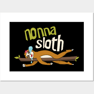 Nonna Sloth Posters and Art